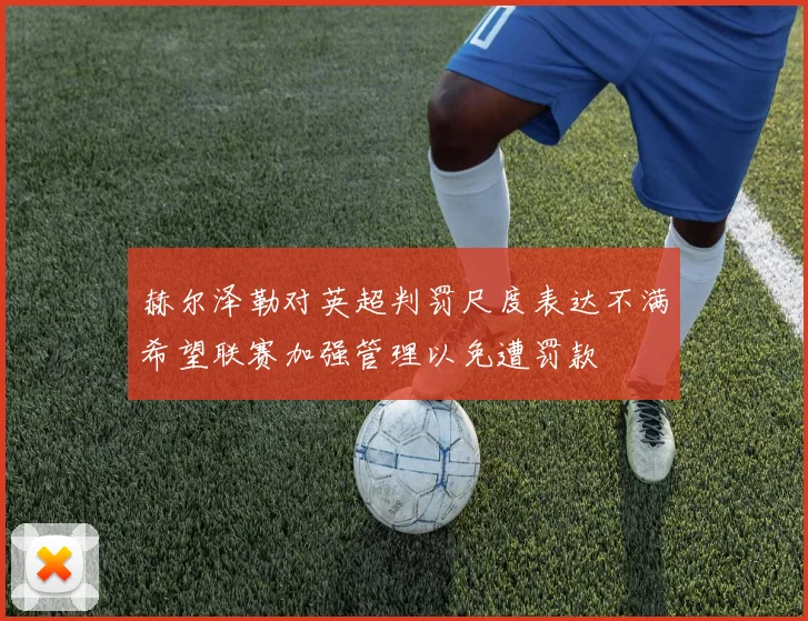 赫尔泽勒对英超判罚尺度表达不满希望联赛加强管理以免遭罚款